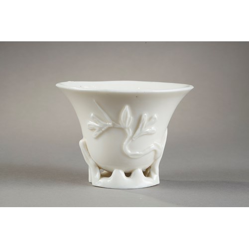 Cup magnolia blanc de Chine porcelain